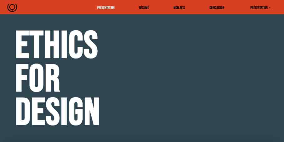 Page home du projet.