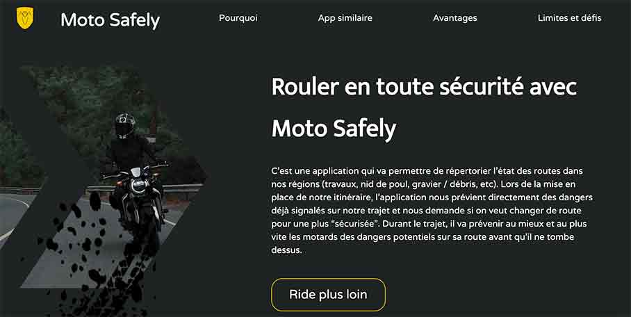 Page home du projet.